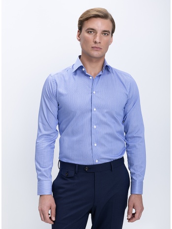 eton ανδρικό πουκάμισο βαμβακερό με ριγέ σχέδιο slim fit