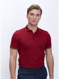 kaiserhoff ανδρικό polo βαμβακερό με contrast λεπτομέρειες regular fit