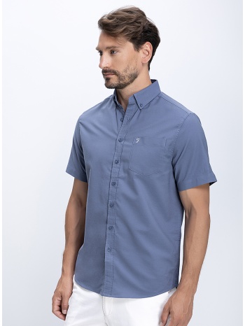 farah ανδρικό πουκάμισο βαμβακερό με button down γιακά