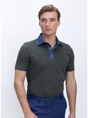 kaiserhoff ανδρικό polo βαμβακερό με contrast γιακά regular