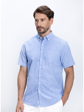 farah ανδρικό πουκάμισο βαμβακερό με button down γιακά σε προσφορά