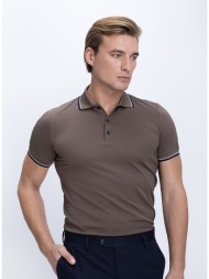 kaiserhoff ανδρικό polo βαμβακερό με contrast λεπτομέρειες regular fit