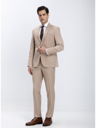 ανδρικό κοστούμι modern fit με πέτο notch modern fit