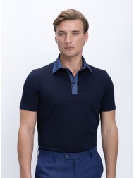 kaiserhoff ανδρικό polo βαμβακερό με contrast γιακά regular fit