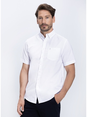 farah ανδρικό πουκάμισο βαμβακερό με button down γιακά σε προσφορά
