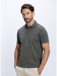 kaiserhoff ανδρικό polo βαμβακερό με τσέπη στήθους regular fit