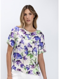 γυναικεία μπλούζα με floral σχέδιο