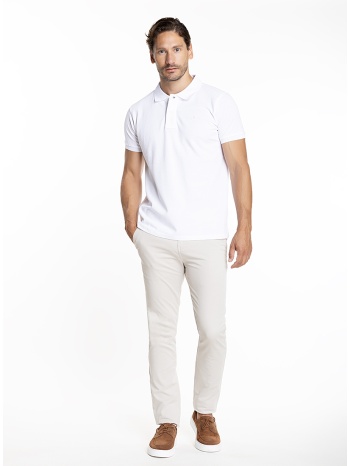 b.s bags ανδρικό βαμβακερό παντελόνι chino slim fit σε προσφορά