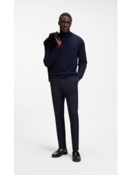 boss ανδρικό μονόχρωμο παντελόνι slim fit four-way stretch για business & smart casual εμφανίσεις