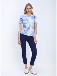 γυναικείο παντελόνι cropped slim fit