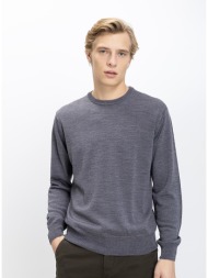 varda ανδρικό πουλόβερ crew neck regular fit merino