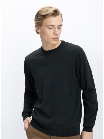varda ανδρικό πουλόβερ crew neck regular fit merino
