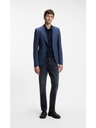 boss ανδρικό σκούρο μπλε βαμβακερό denim παντελόνι slim fit για all-day εμφανίσεις