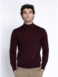 ανδρικό μονόχρωμο πλεκτό regular fit ημιζιβάγκο για smart casual & business εμφανίσεις