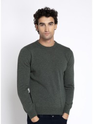 varda ανδρικό μονόχρωμο μάλλινο πλεκτό regular fit για smart casual εμφανίσεις