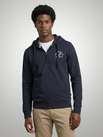 mcgregor ανδρικό navy βαμβακερό hoodie regular fit με