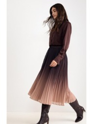 phase eight γυναικεία ombre πλισέ midi φούστα regular fit για βραδινές & formal εμφανίσεις