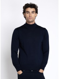 ανδρικό μονόχρωμο πλεκτό regular fit ημιζιβάγκο για smart casual & business εμφανίσεις