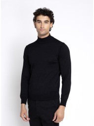 ανδρικό μονόχρωμο πλεκτό regular fit ημιζιβάγκο για smart casual & business εμφανίσεις