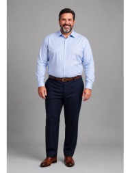 varda plus size ανδρικό παντελόνι wool blend με ελαστικότητα για business & smart casual εμφανίσεις
