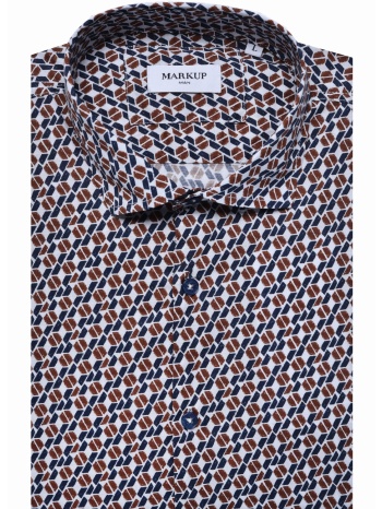 mark up πουκάμισο retro printed modern fit σε προσφορά