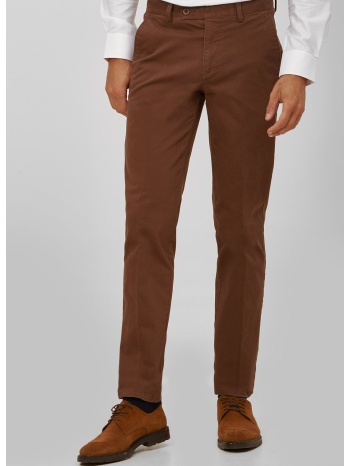 παντελόνι chinos slim fit σε καφέ ανοιχτό σε προσφορά