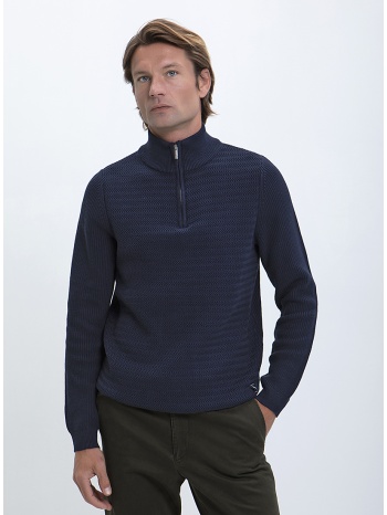 πουλόβερ ηalf zip modern fit σε προσφορά