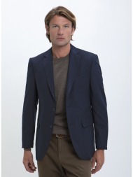 vardas σακάκι super 120`s slim fit σε μπλε καρό