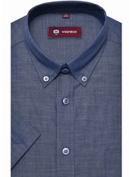 denim πουκάμισο modern fit