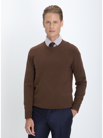 πλεκτό πουλόβερ modern fit cashmere blend σε προσφορά