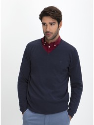 πλεκτό πουλόβερ v-neck modern fit