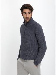 πουλόβερ half zip μerinos blend
