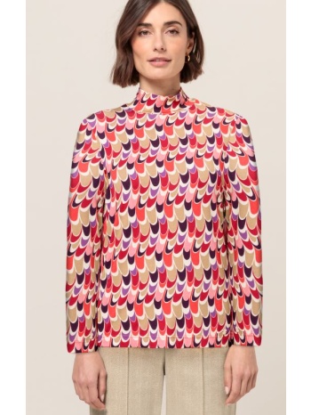 bianca γυναικεία μπλούζα με τύπωμα σε εμπριμέ κόκκινο σε προσφορά