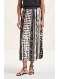 la fee maraboutee γυναικεία μακριά πλισέ φούστα ίσια γραμμή εμπριμέ