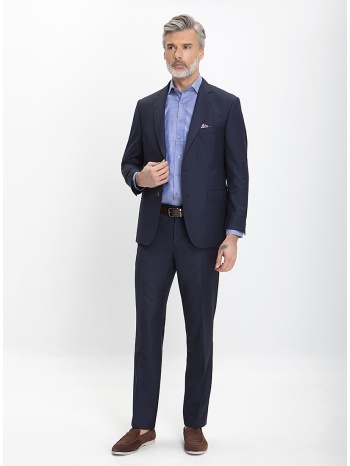 κοστούμι με μικροσχέδιο modern fit σε μπλε σκούρο σε προσφορά