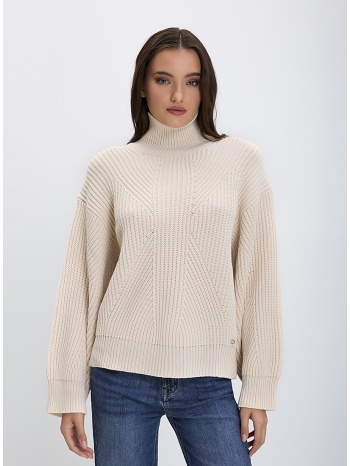 harmont & blaine γυναικείο πλεκτό ζιβάγκο regular fit μπεζ σε προσφορά