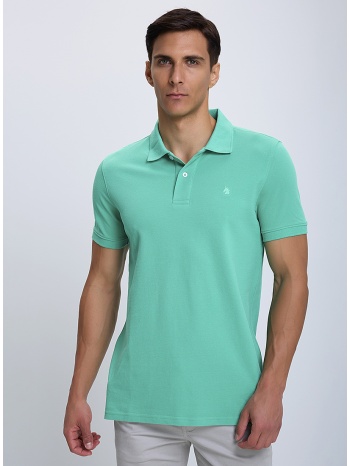 single color polo t-shirt modern fit σε προσφορά