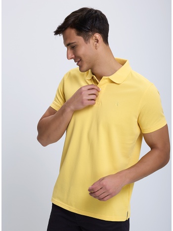 single color polo t-shirt modern fit σε προσφορά