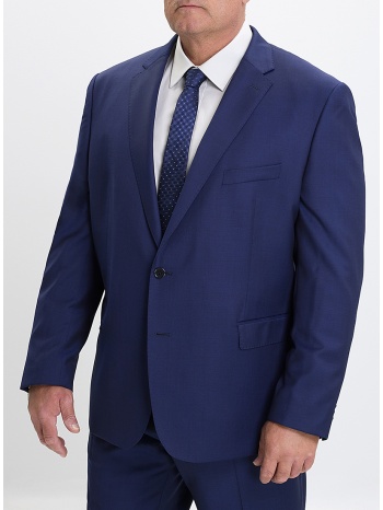 plus size kοστούμι μπλε ραφ modern fit σε προσφορά