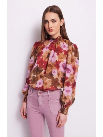 gaudi γυναικεία μπλούζα georgette floral σε προσφορά