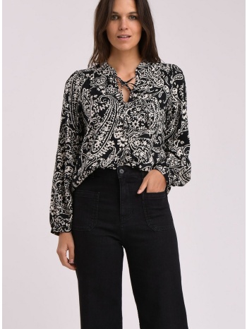 la fee maraboutee γυναικεία μπλούζα ασπρόμαυρη 100% viscose σε προσφορά