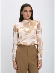 γυναικεία μπλούζα regular fit 100% βισκόζη εμπριμέ