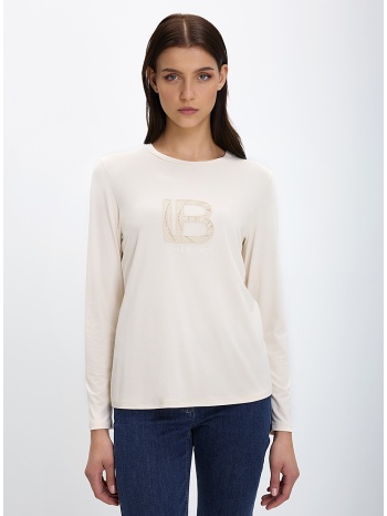 laura biagotti γυναικεία μπλούζα με κεντημένο λογότυπο σε σε προσφορά