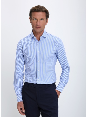 xacus ανδρικό πουκάμισο active non iron ριγέ με semi rex σε προσφορά