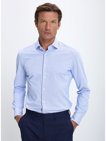 xacus ανδρικό πουκάμισο active non iron με μικρομοτίβο και σε προσφορά