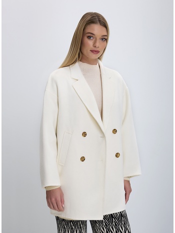 stella lorand γυναικείο παλτό με διπλό κούμπωμα oversized σε προσφορά