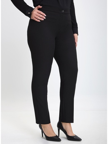 γυναικείο παντελόνι slim fit σε μαύρο σε προσφορά
