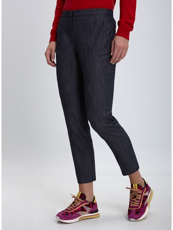 γυναικείο παντελόνι cropped σε στυλ τζιν straight fit σε σε προσφορά