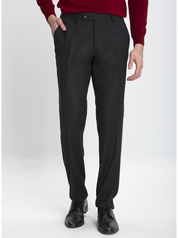 kaiserhoff παντελόνι wool-cashmere flannel modern σε μαύρο σε προσφορά