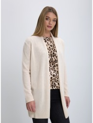 gerry weber γυναικεία ζακέτα χωρίς κούμπωμα από μαλλί και κασμίρ σε εκρού